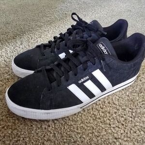 Adidas Daily 3.0 Men's Size 14 Athletic Sneakers Black White Skateboard Shoes